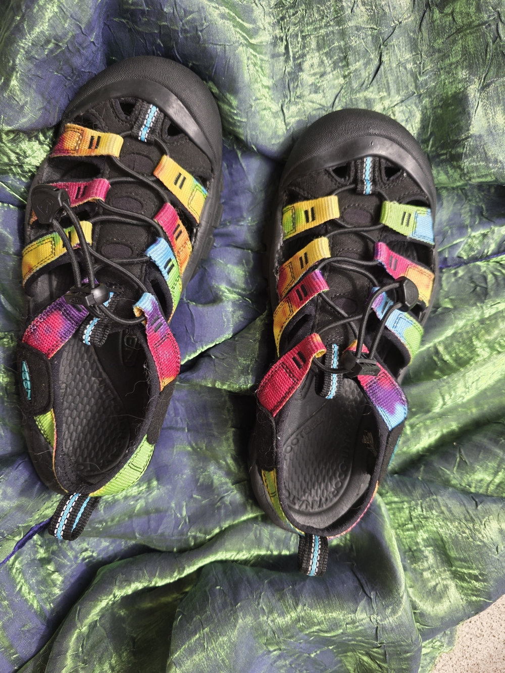Keen Newport Tie Dye Sandal Women's Black Sandals 7.5